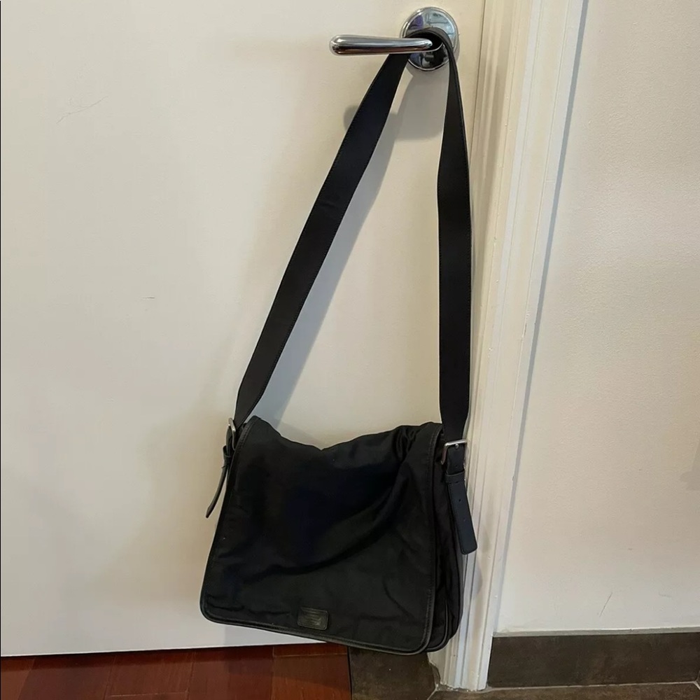 Coach Black nylon and leather trim messenger bag - Picture 15 of 15